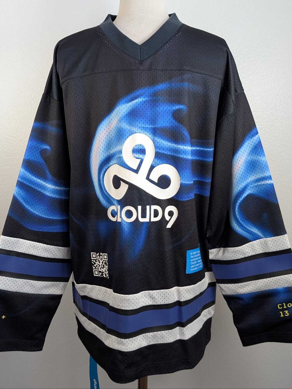 Cloud9 x PacSun Hockey Jersey Black Blue Exclusive